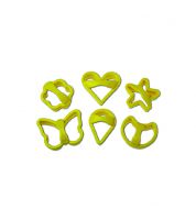 أشكال لصناعة البسكويت والكعك (6 أشكال مختلفة)