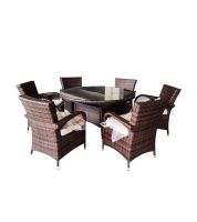 طاولة 135 سم مع 6كراسي ،  امريكانarz