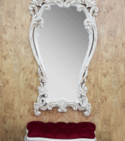 طقم كرسي بوف مع مراية yetkin