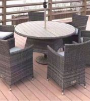 طقم طاولة مستديرة &خمس كراسي