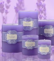 شموع دائرية lavender spring