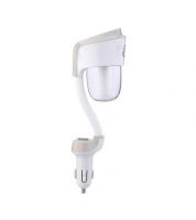 فواحة سيارة الكترونية الشكل الجديد، منفذ Usb واحد ،اللون الابيض
