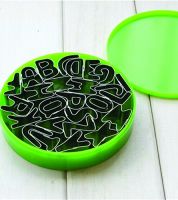 ستانلس اشكال ارقام بعلبة ملون