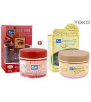 Set of 2 Yoko Q10 Soybean Cream with Pomegranate Eye Gel