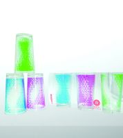 3كاسات طويل نقط الوان