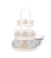 صحون تقديم من المعدن ثلاثة ادوار