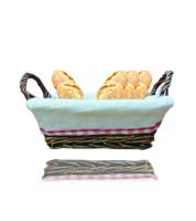 سلة قش قماش مستطيل   997927