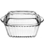 Pasabahce Square Casserole with Lid Borcam 59029