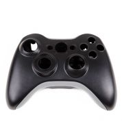 For XBOX 360 Controller - Coverking Chrome Shell Protective Plastic Hard Case Cover - Black