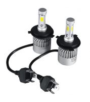 زوج لمبات Led لمصابيح السيارة الامامية مقاس (h4) بقوة 8000 لومينز