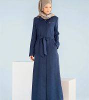 جلباب ألفينا 17-1030 صيفي لون كحلي - نمرة 42