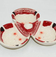 صحن مقسم ثلاثي كرسمس 35190