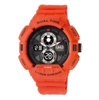 ساعة كيو اند كيو انالوج رقمية للرجال بسوار من المطاط - Gw81j005y