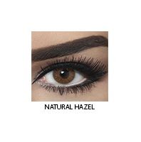 زوج عدسات لاصقة تجميلية من بيلا - natural hazel - بني