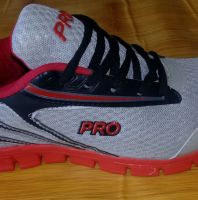 حذاء رياضي نعل خفيف - 42 Eu - رمادي و احمر