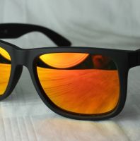  نظارة كلاسيك . ray ban - برتقالي