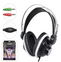 سماعة راس ستيريو Stereo headphone KM-2023 - اسود