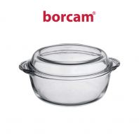 طنجرة بركام مع غطا - شفاف