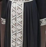 قفطان مغربي - 46 Eu - اسود وذهبي