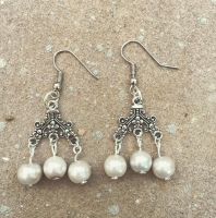 حلق انتيك خرز   - هاند ميد 