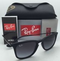 نظارة باطار مربع Ray-Ban Sunglasses Matte Black Frame  - اسود
