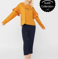 بلايز فوتر ,mango - M - عسلي