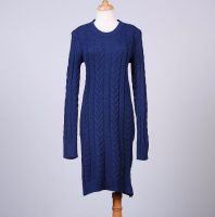 فستان شتوي  قصير  - L - كحلي غامق