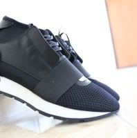 بوت بناتي - 38 Eu - اسود وابيض