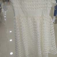 فستان نفاش - L - white