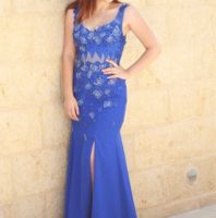 فستان سهرة - 46 Eu - ازرق