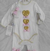 طقم تركي - 0 - 3 اشهر - متعدد الالوان