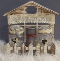 طقم سكريات شكل بيت بيج 