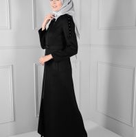 جلباب شتوي Alvina  - 44 - اسود