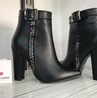 جزمة شتاء موديل 2018 جلد - 36 Eu - اسود