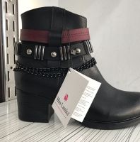 جزمة شتاء موديل 2018 جلد - 37 Eu - اسود