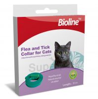 قشاط للحشرات والبراغيث والقطط BIOLINE flea and tick collar 35CM 