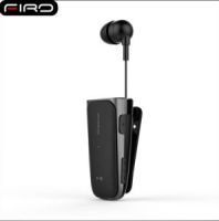  سماعات راس بلوتوث لاسلكية ستيريو 4.0 سماعة داخل الاذن مع مايك ( Firo H108)  - اسود