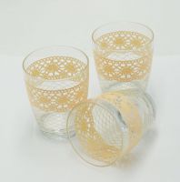 طقم 3 كاسات زجاج ،،cerve