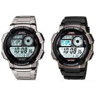 Casio Set of 2 Men's Watches (AE1000WD-1AVDF - AE1000W-1BVDF)