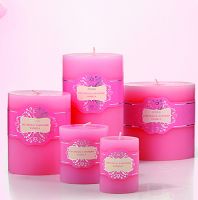 شمع مدور patchouli and vanilla Lavender Spring