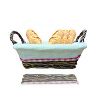 سلة قش قماش مستطيل   997927