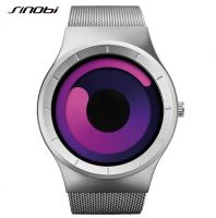 ساعة ماركة سنوبي للجنسيين بتصيم فريد و جذاب  و حزام فضي و لون داخل وردي او ازرق