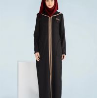 جلباب  ألفينا 17-1010 صيفي لون اسود - نمرة 46