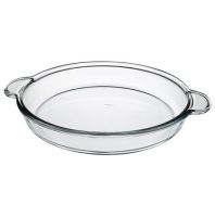 P-Bache PA-59254 2700 cc Oval Platter with Handle - Transparent