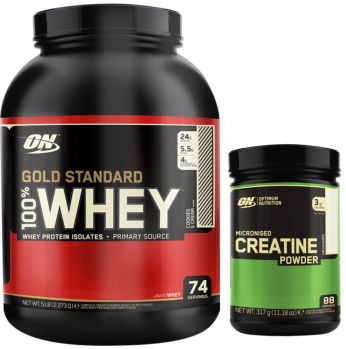 Gold Whey Standard Double Rich Chocolate 2.2KG+ Creatine