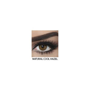زوج عدسات لاصقة تجميلية من بيلا - natural cool hazel - بني