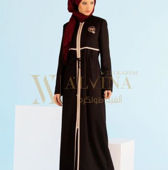 جلباب Alvina 1006 كحلي  - 46 - كحلي