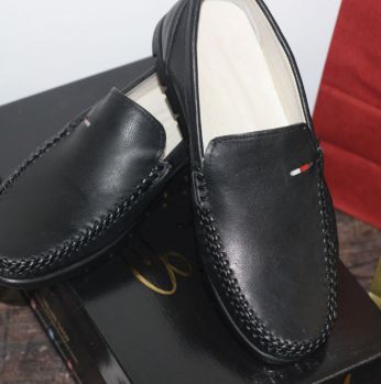 حذاء طبي جلد طبيعي - 40 - اسود