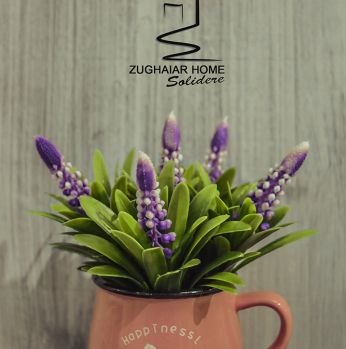 ورد زنبق صناعي لون بنفسجي 