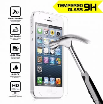 شاشة حماية XS PREMUIM Tempered Glass Iphone 4G [5 قطع]